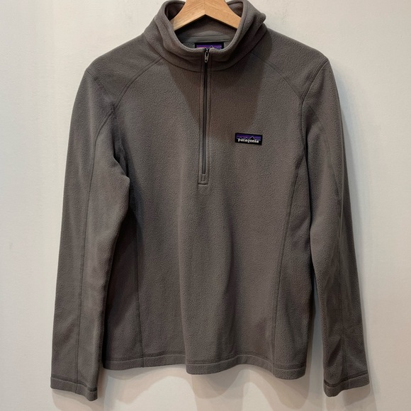 Patagonia Women's Micro D 1/4 Zip gray size small - Picture 2 of 7